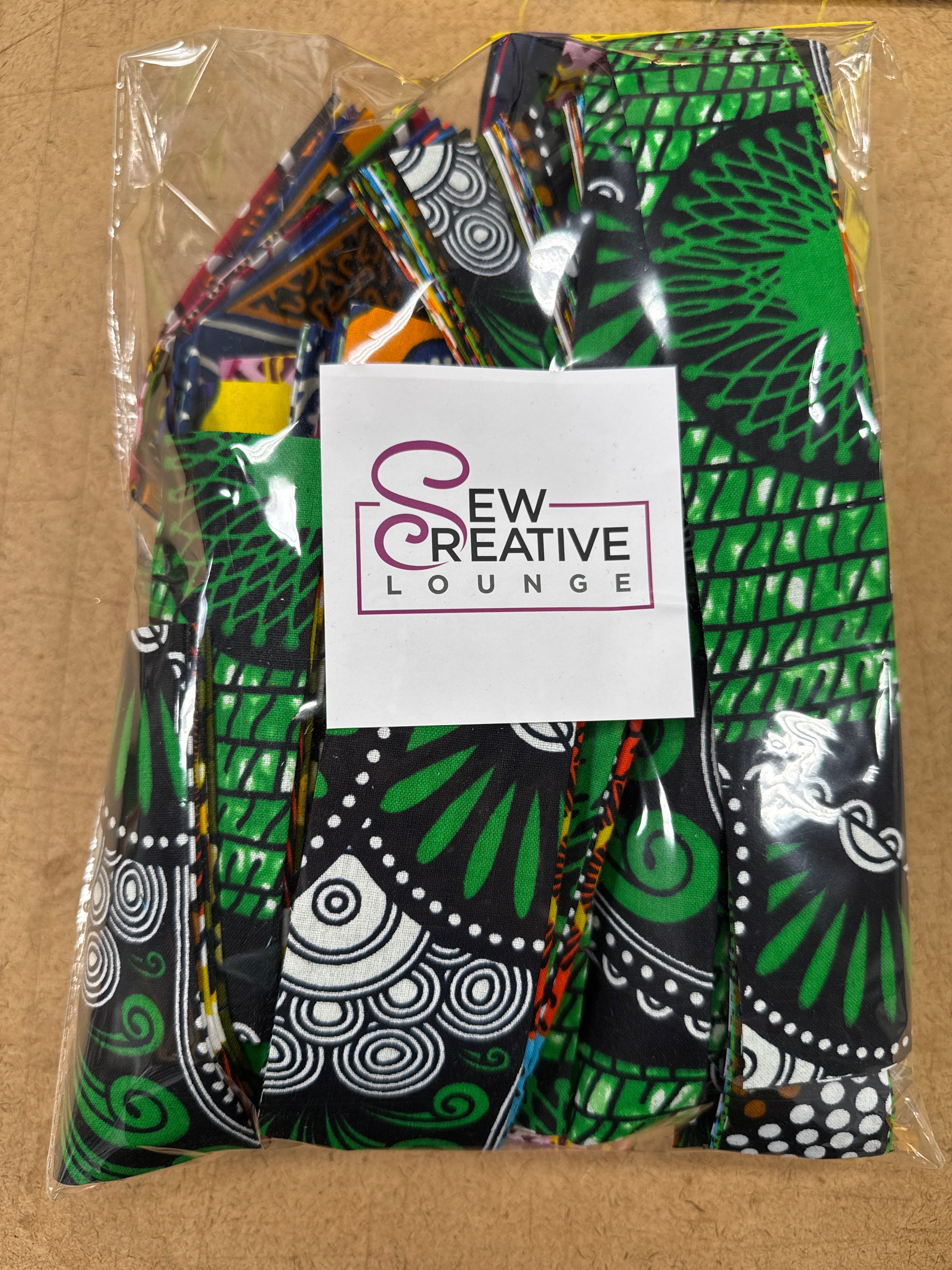 Premium Ghana Batik Scrap fabric