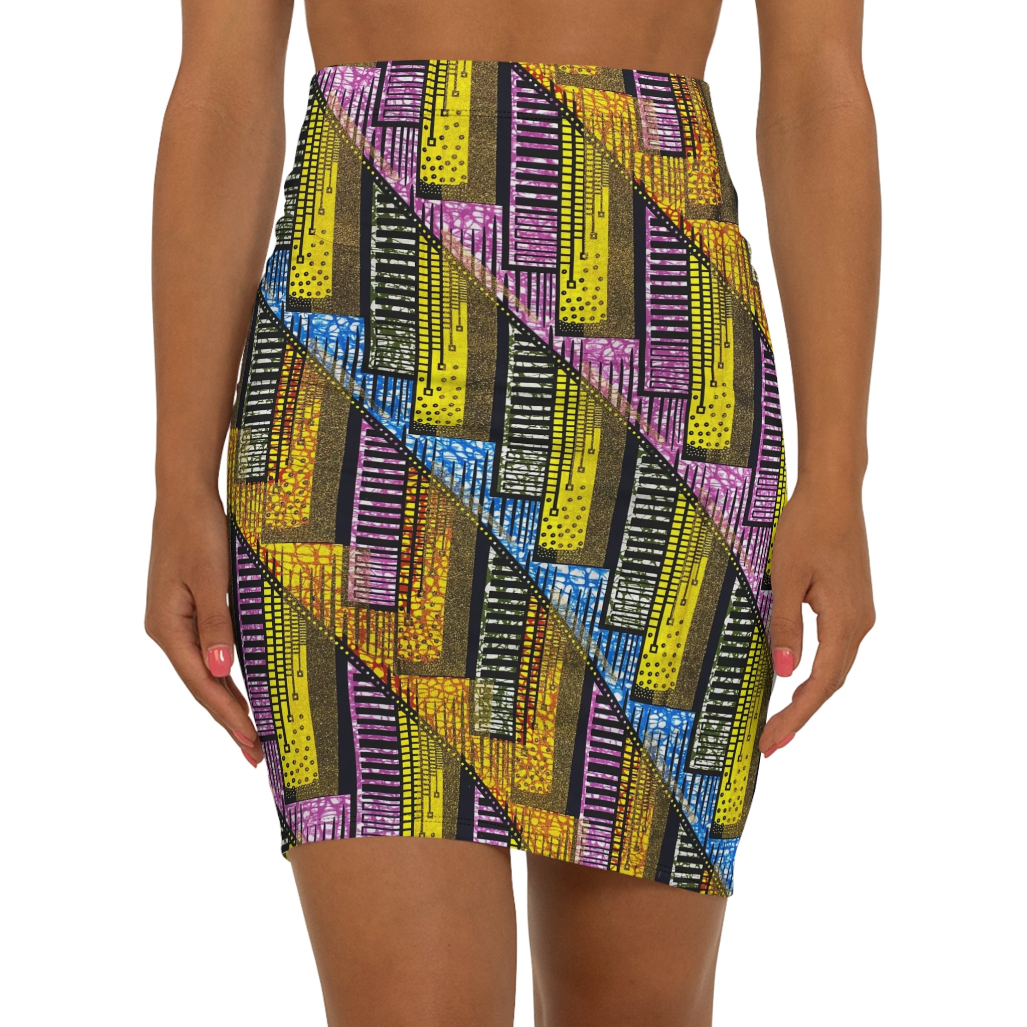 Golden Ascension African Print Fabric