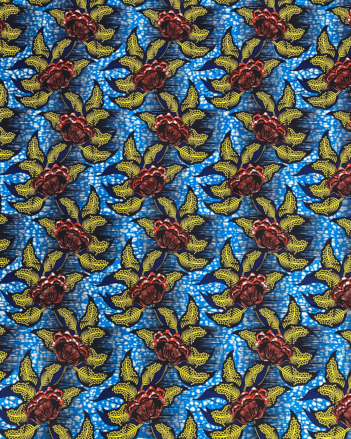 Tropical Flame African Print Fabric
