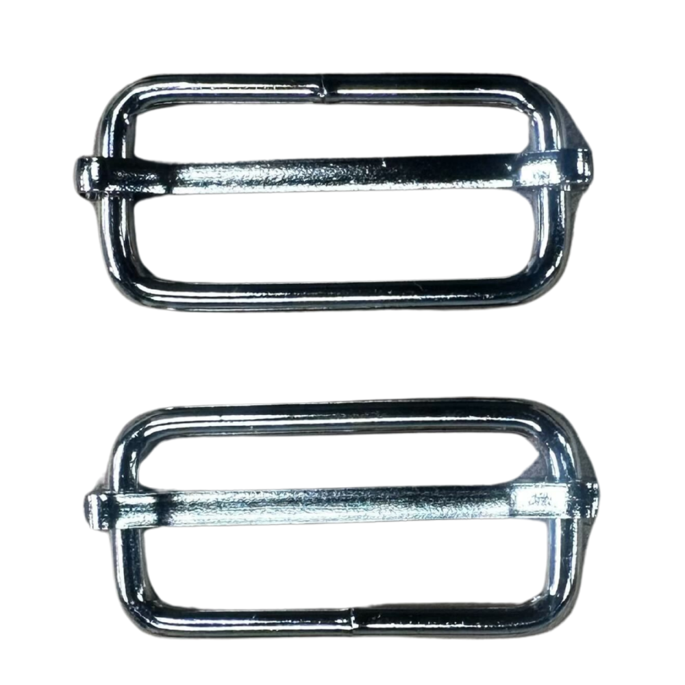 1 1/2 Inch Metal Sliding Bar Triglide Buckle