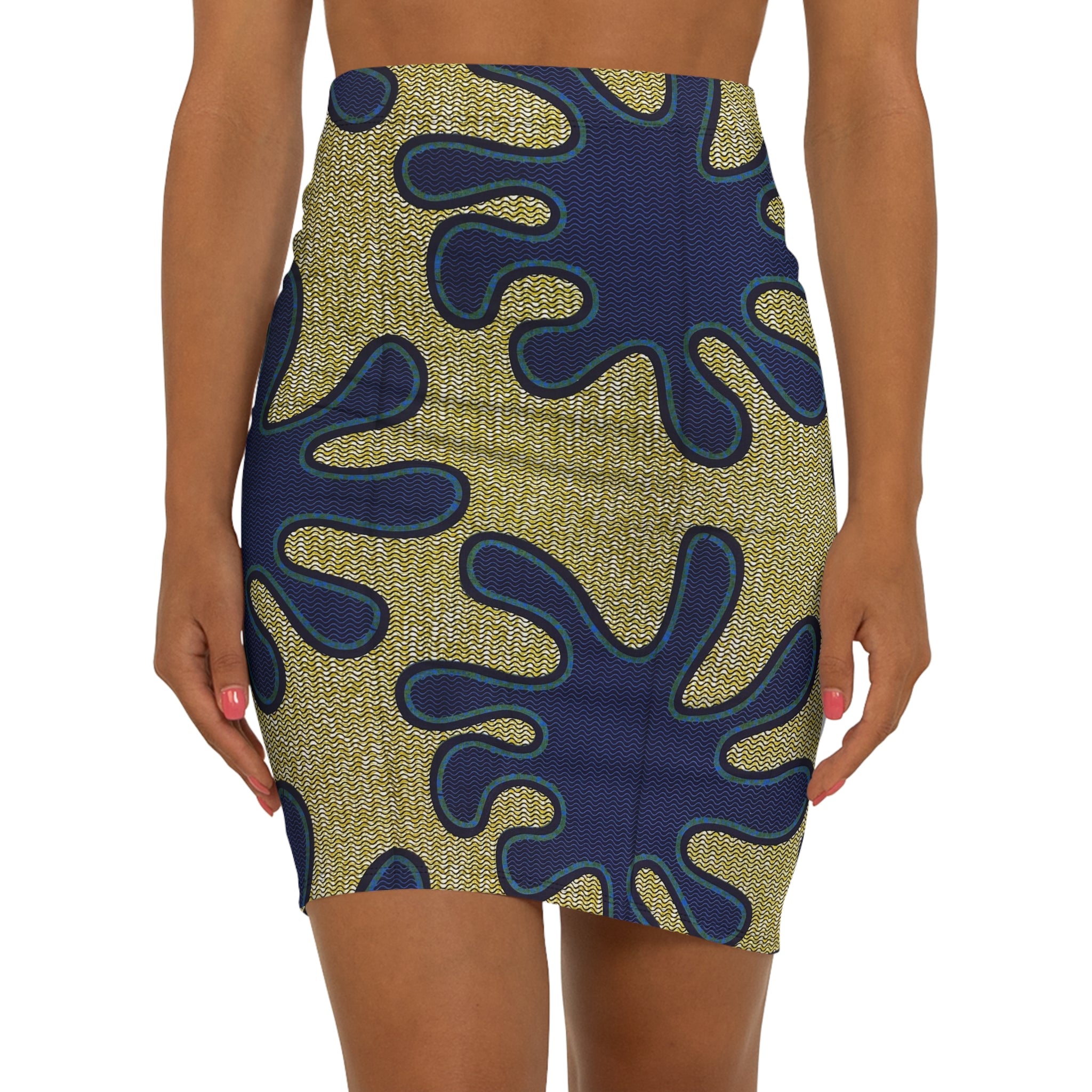 Tidal Splash African Print Fabric