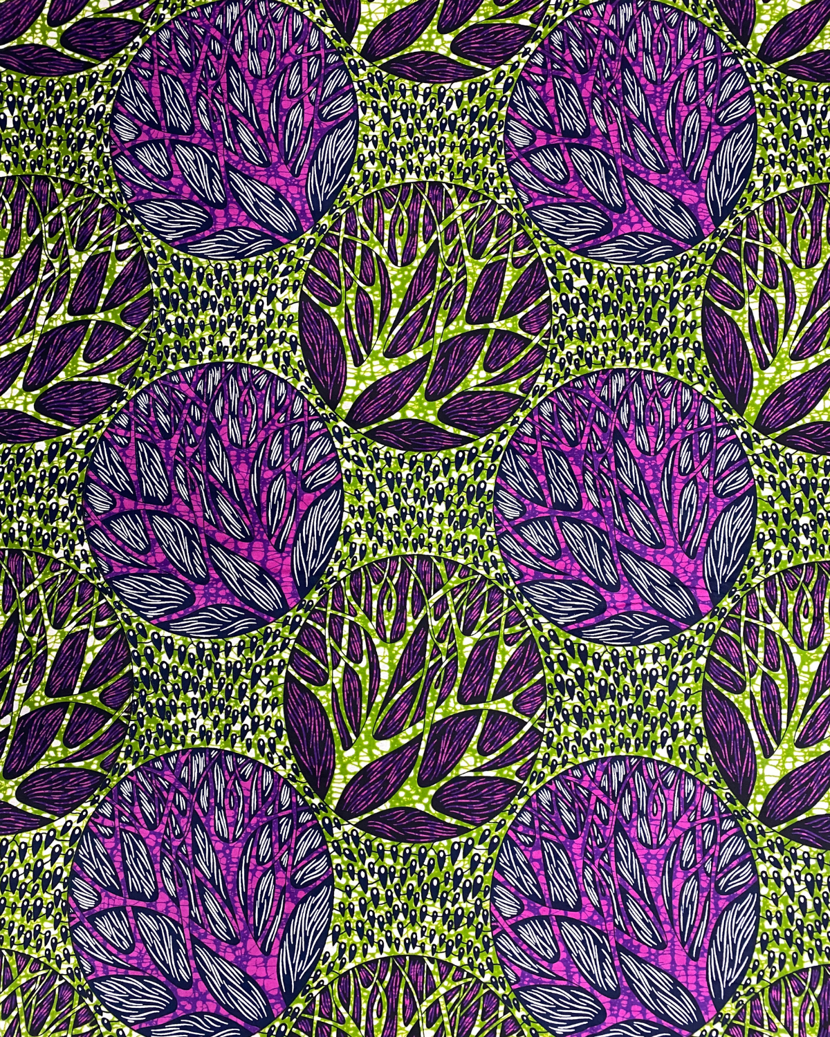 Mystic Rings African Print Fabric