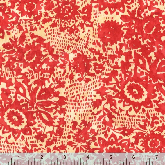 Scarlet Flame- Batik