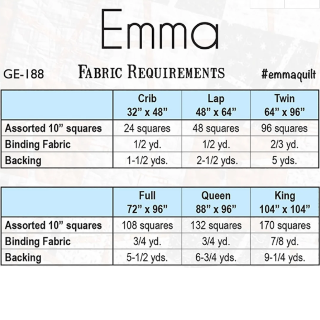 Emma Quilt Pattern