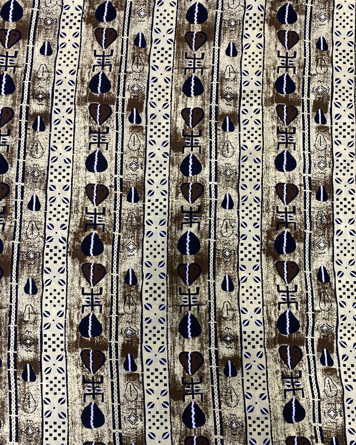 Cowrie Path African Print Fabric