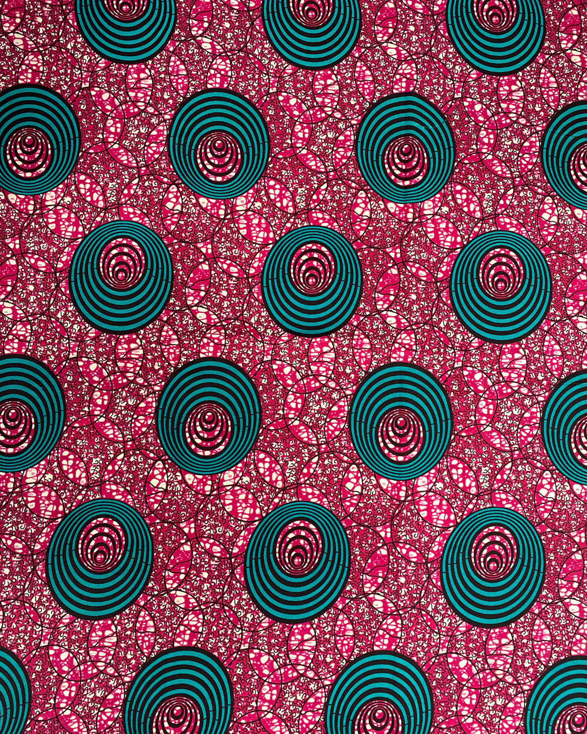 Cosmic Loops African Print Fabric