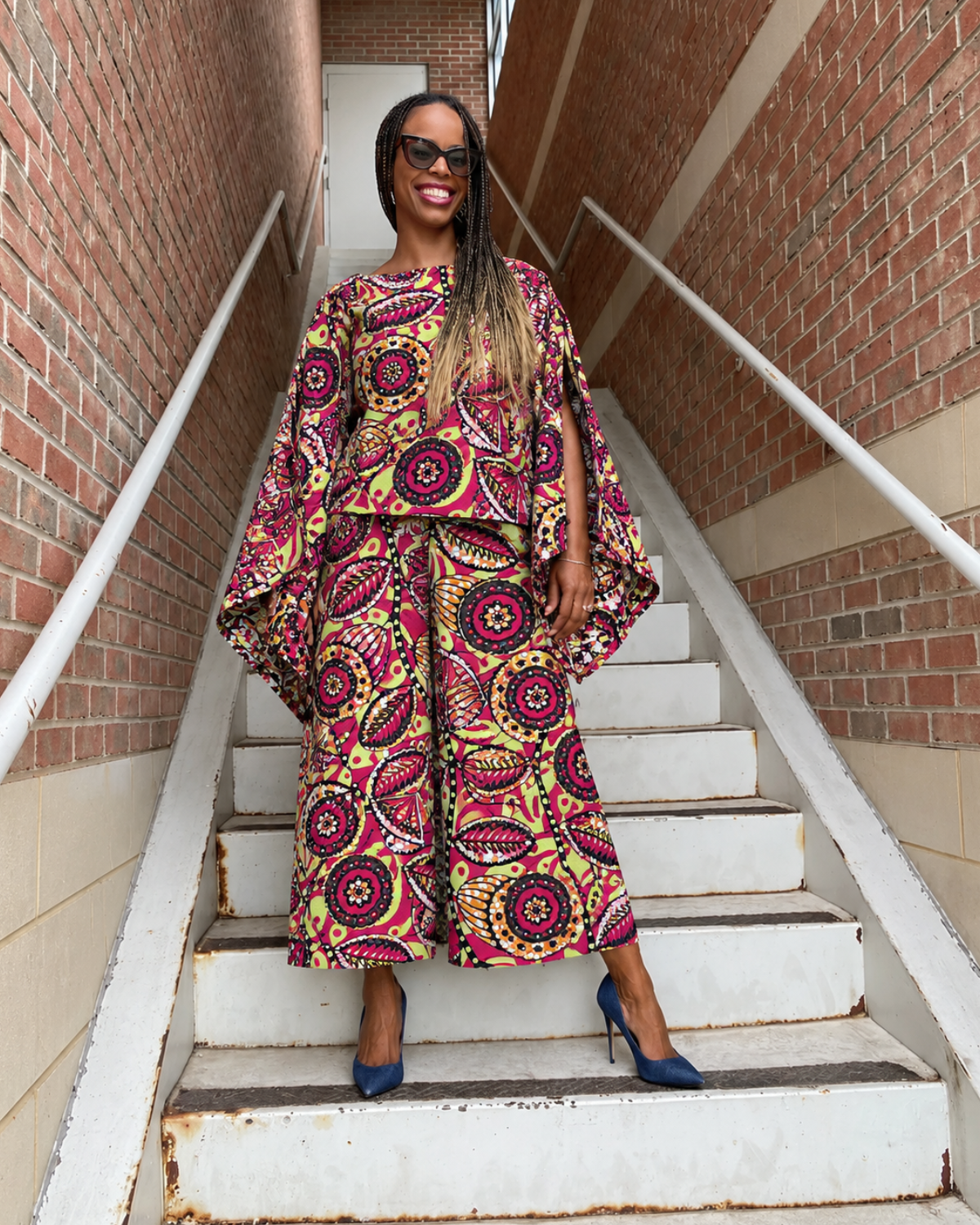 Wildflower Rhythm African Print Fabric