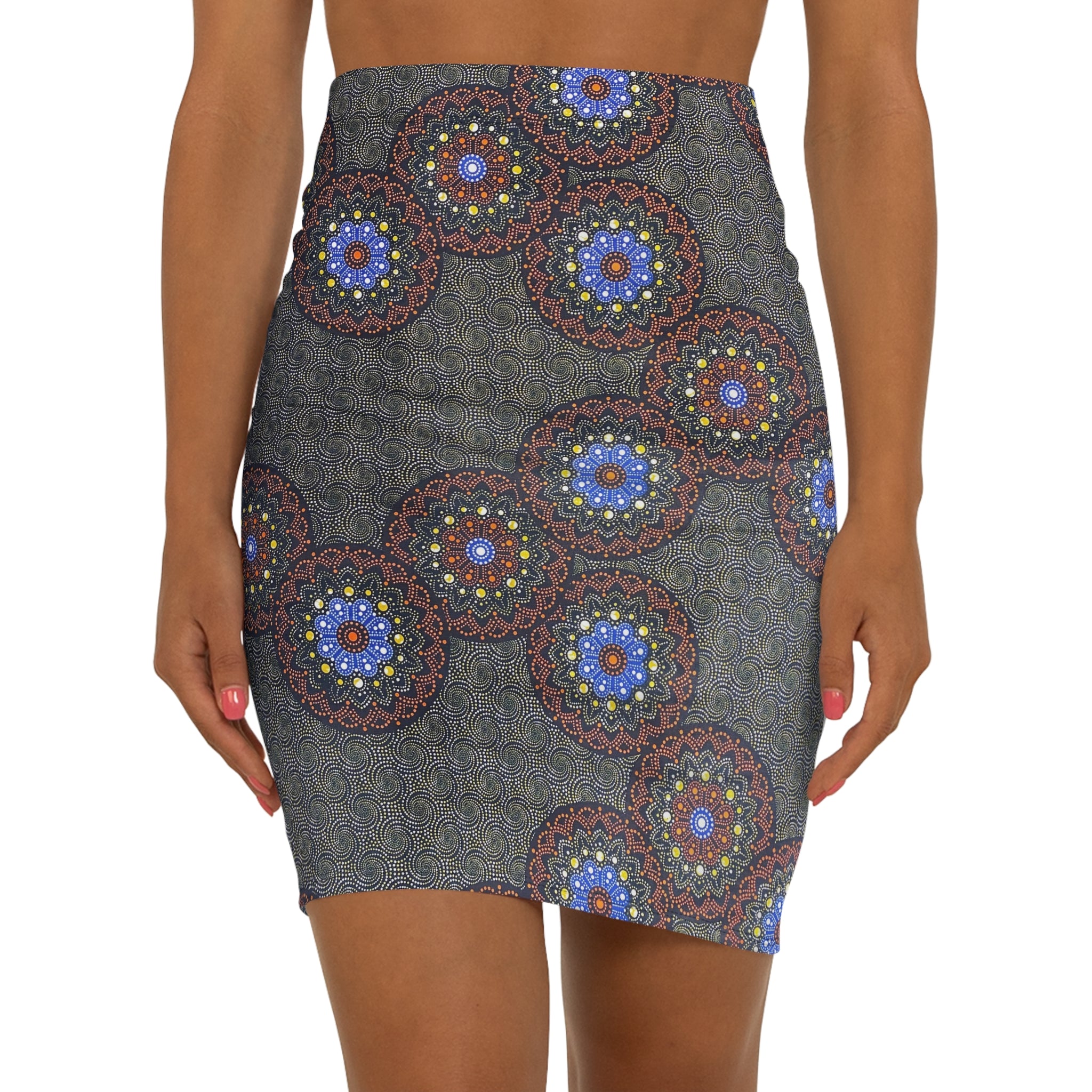 Spiral Meadow African Print Fabric