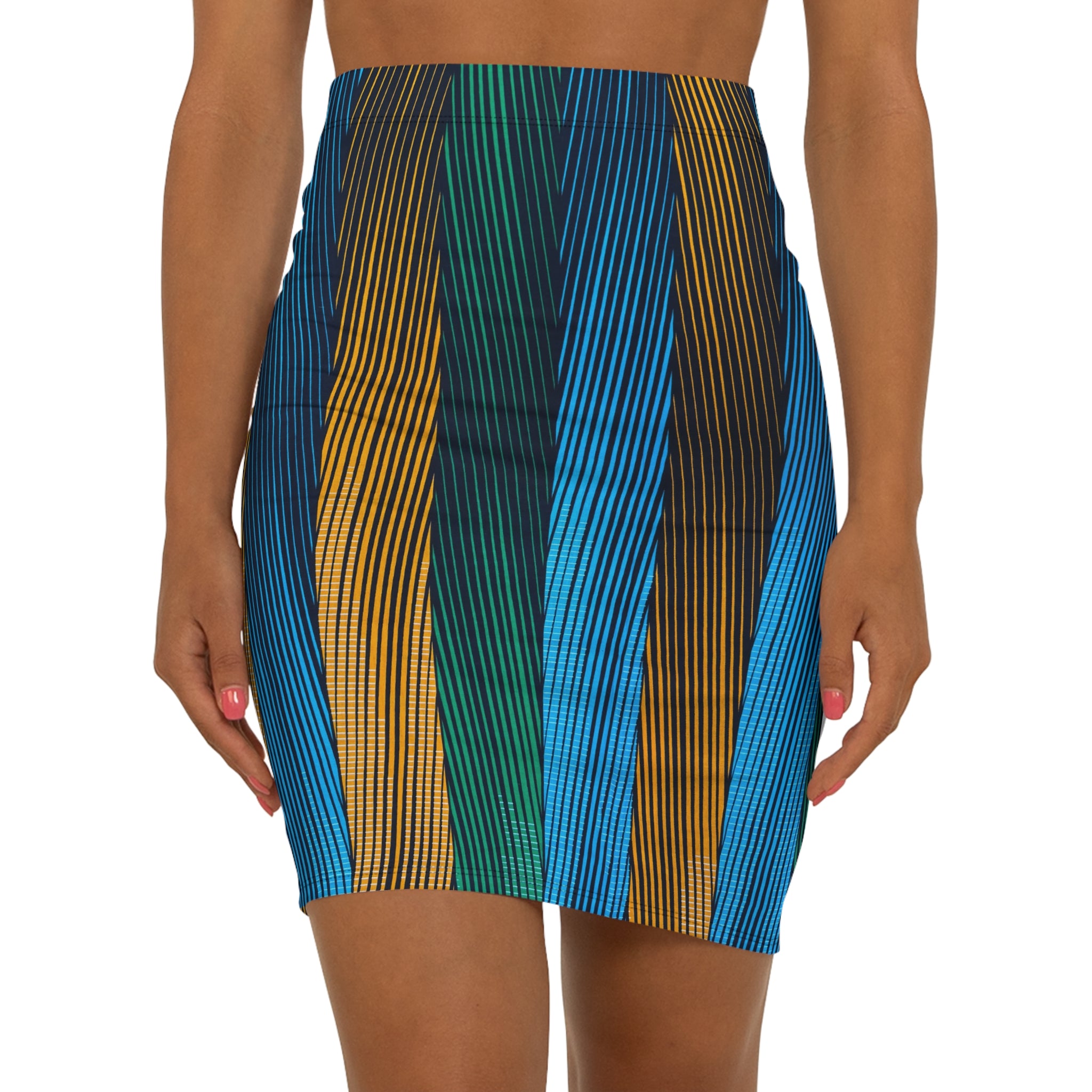 Kinetic Flow African Print Fabric