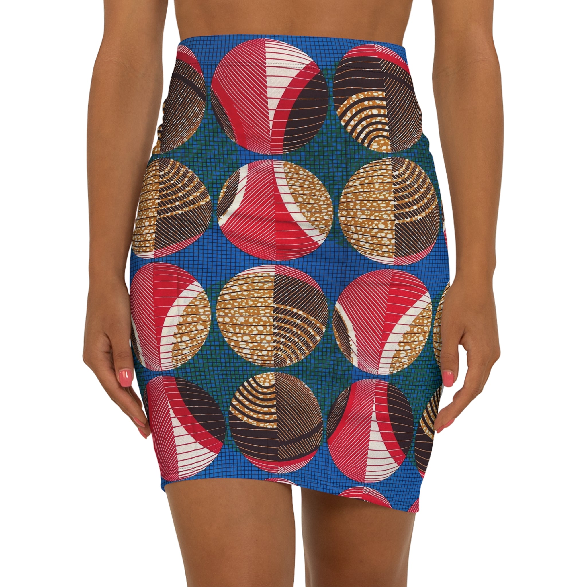 Solar Circle African Print Fabric