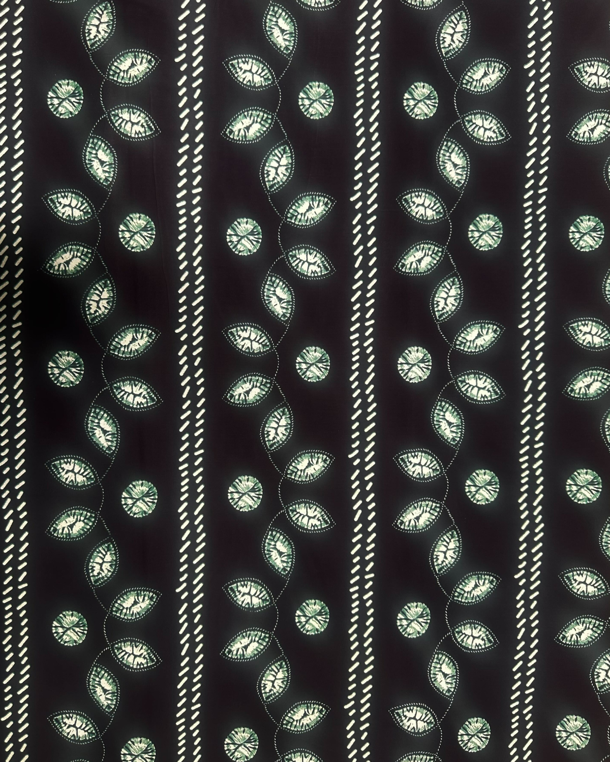Midnight Vine African Print Fabric