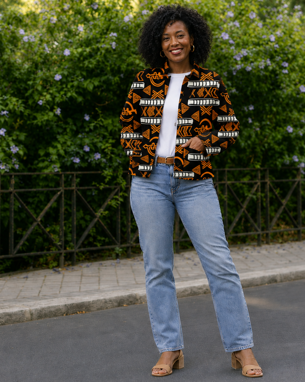 Sankofa Beat African Print Fabric
