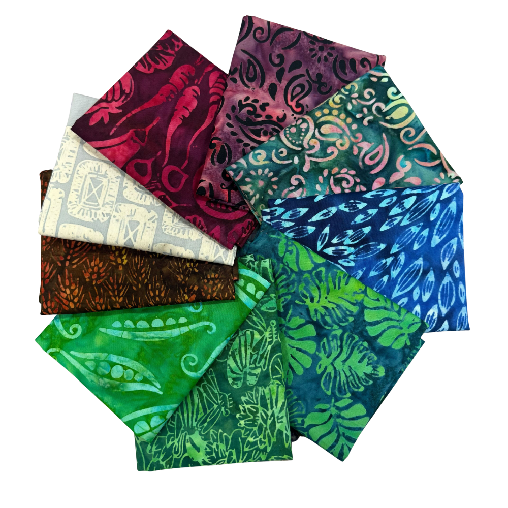 Paradise Palette Batik Fat Quarter Bundle