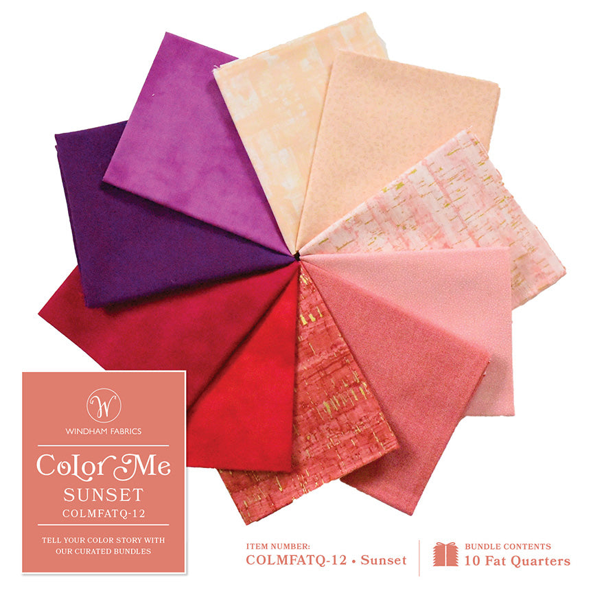 Fat Quarter Cotton Bundle- Sunset