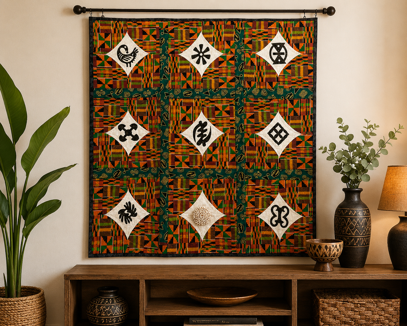 Faux Cathedral Window Quilt-Along (Batik Members Only)