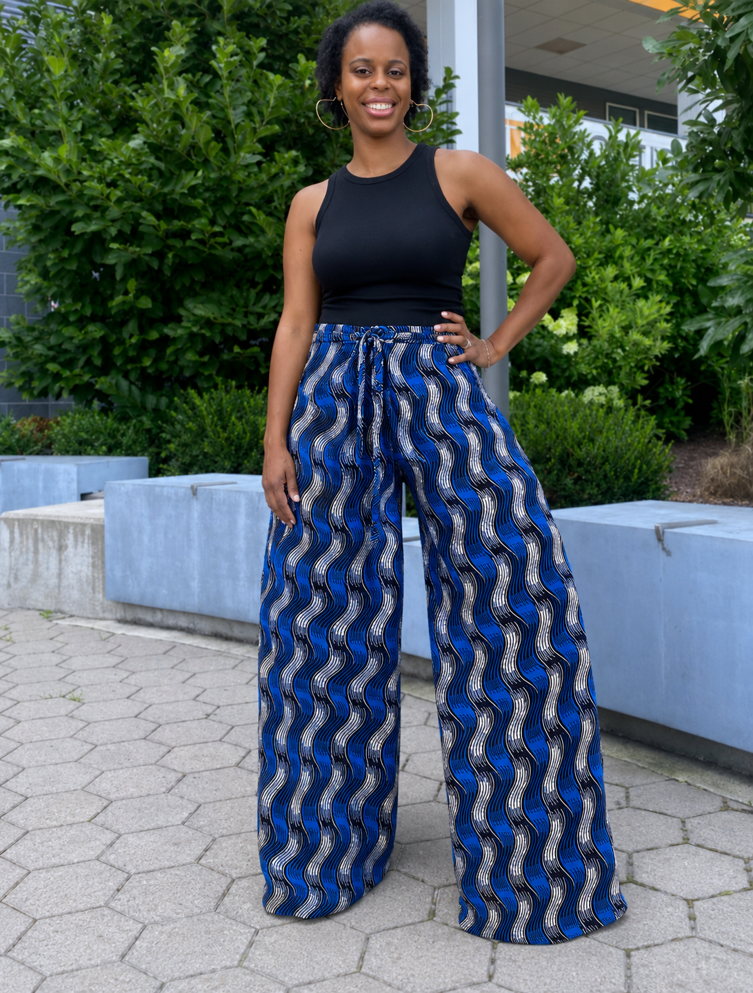 Imani Waves African Print Fabric