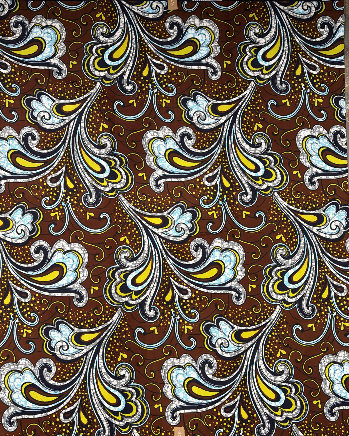 Feathered Rhythm African Print Fabric