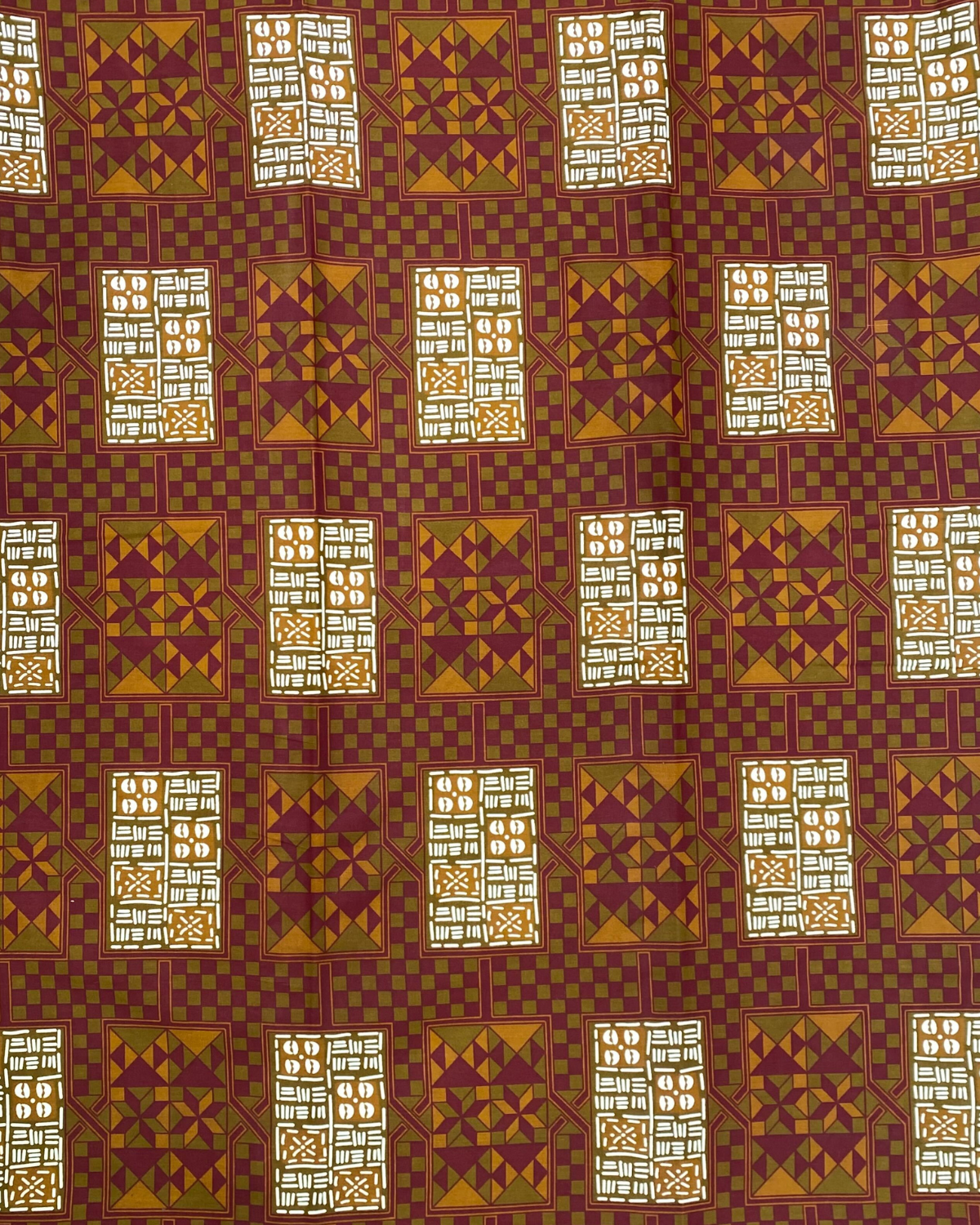 Bronze Legacy African Print Fabric