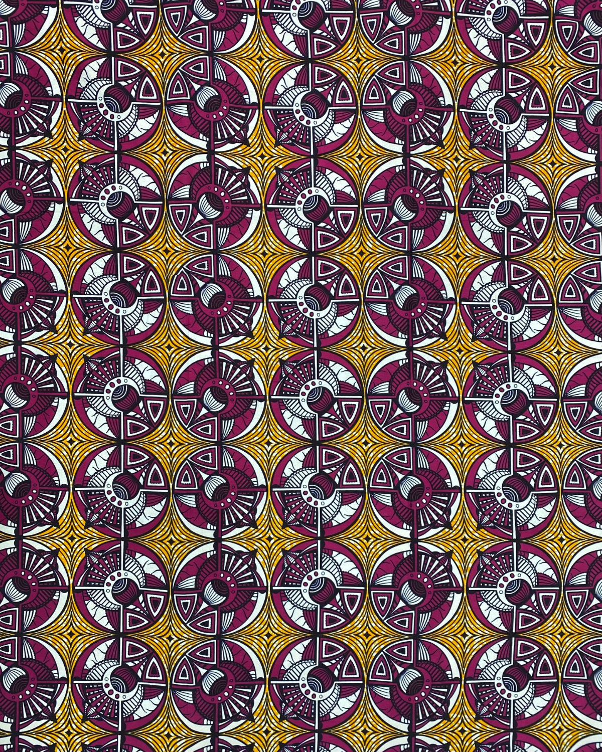 Amani Sunwheel African Print Fabric