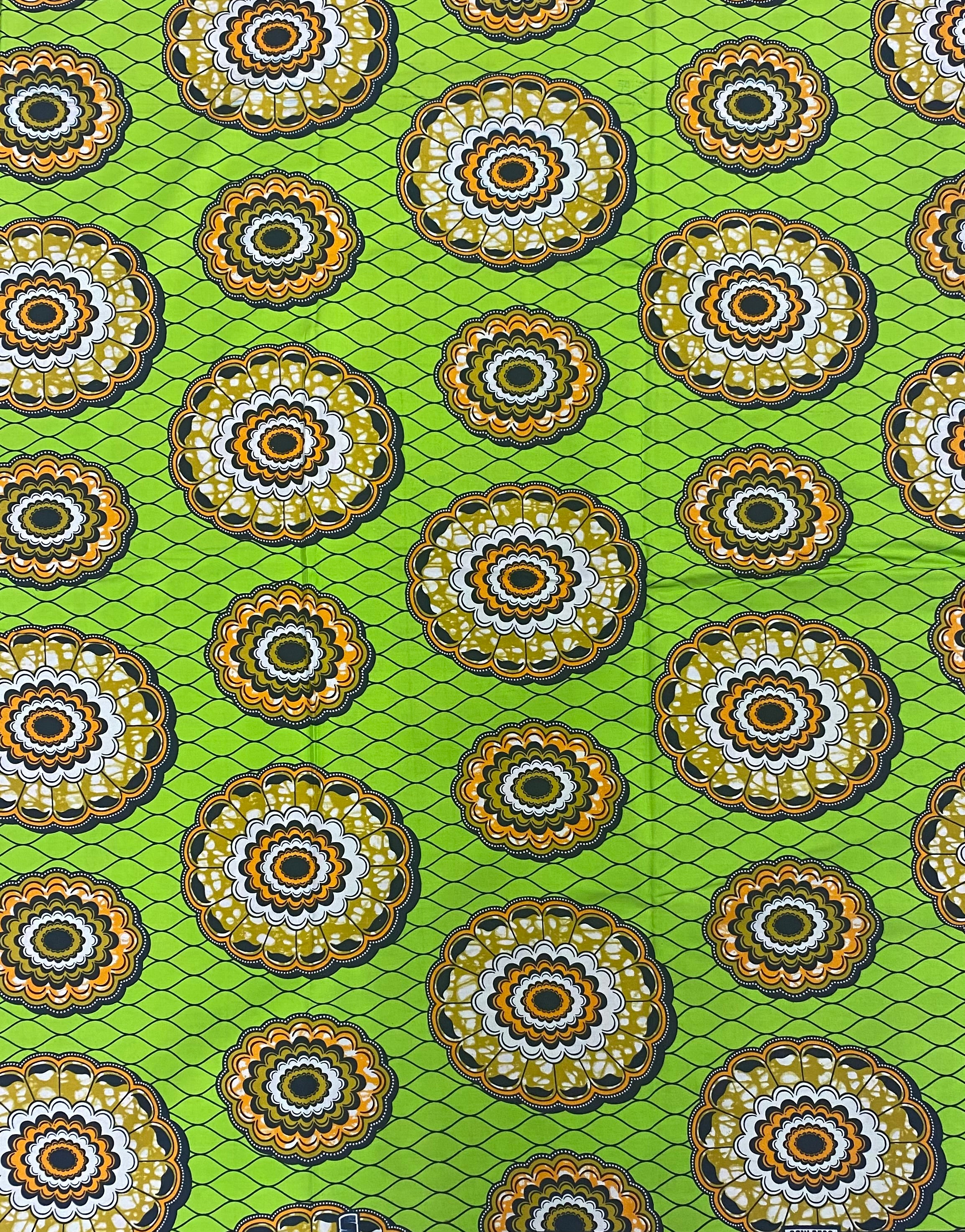 Lime Green Floral