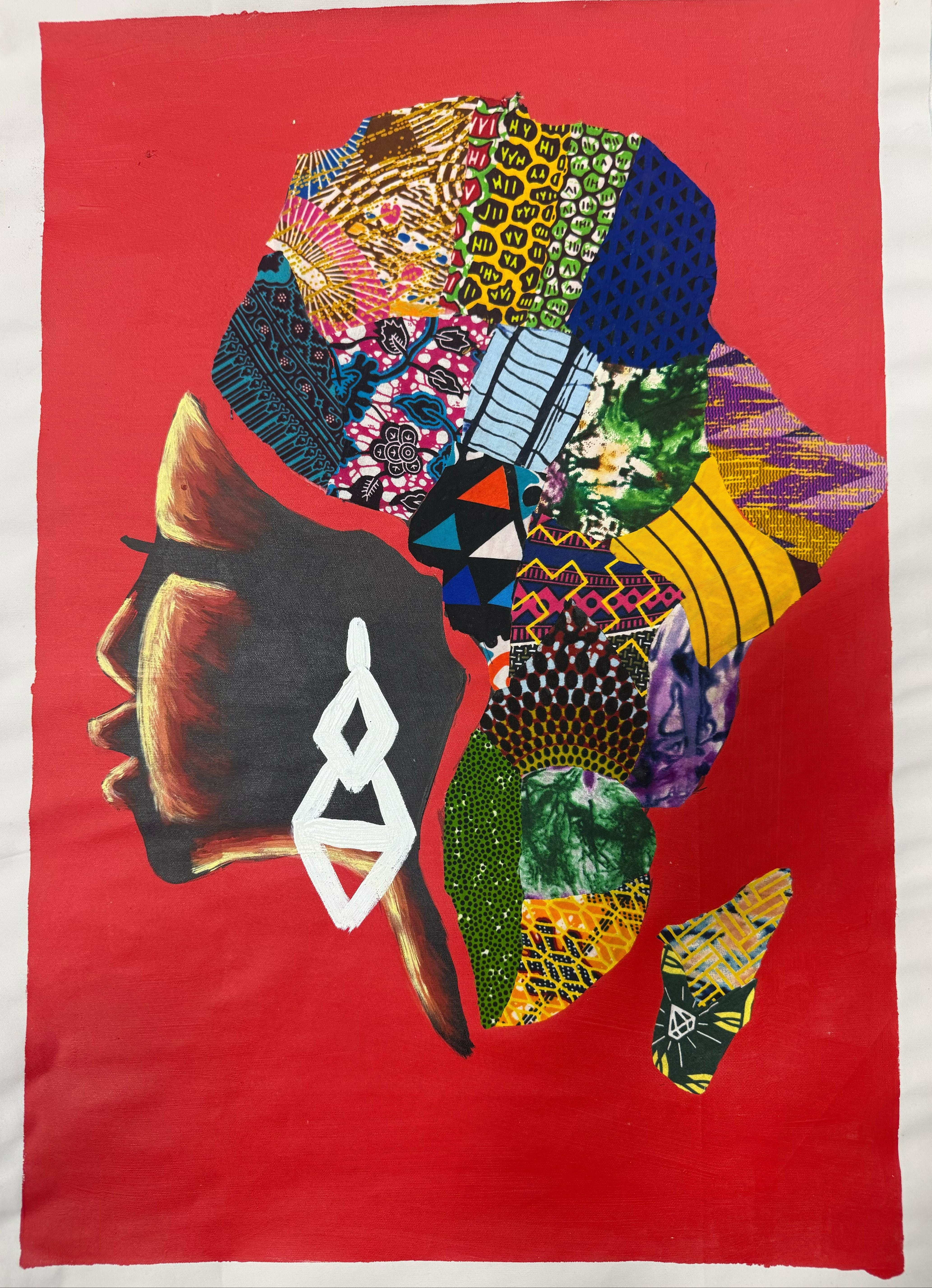 Large Painting: Headwrap 1