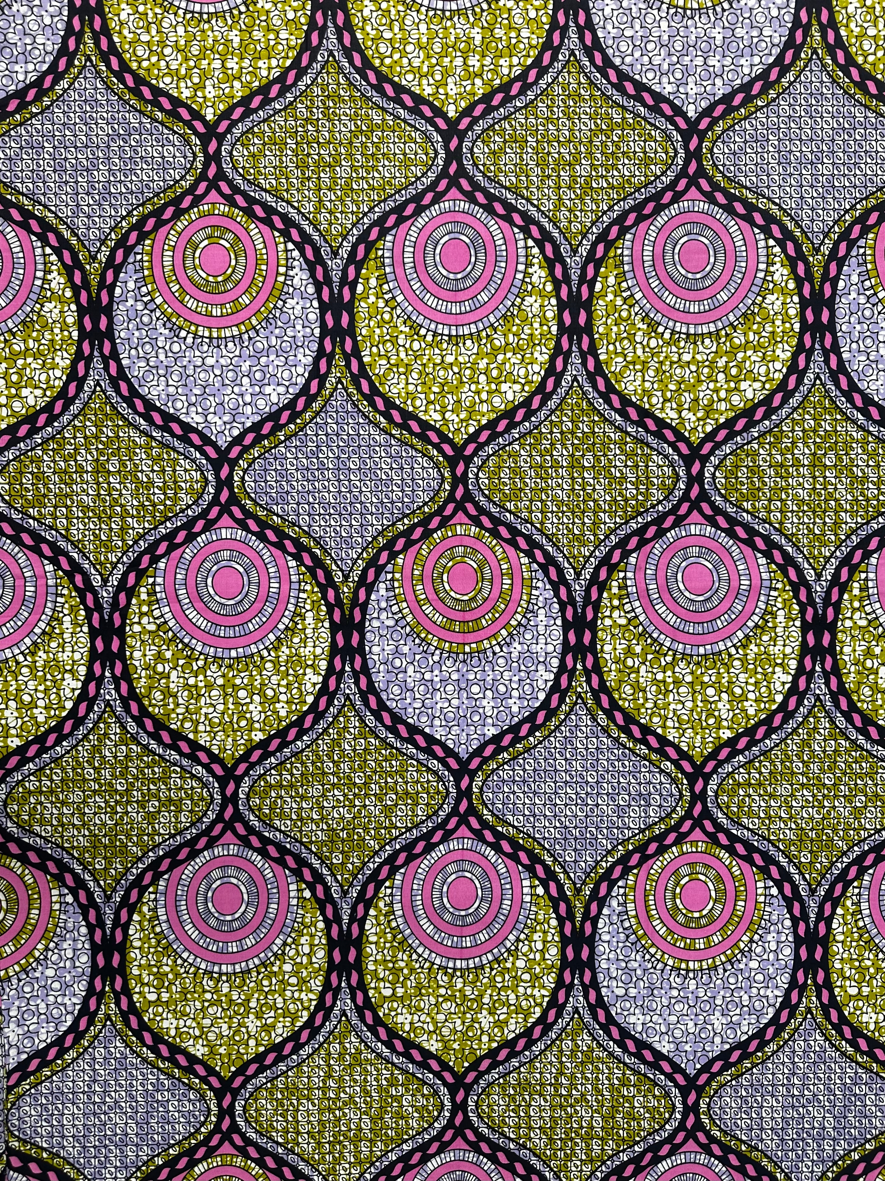 Riziki Circles African Print Fabric