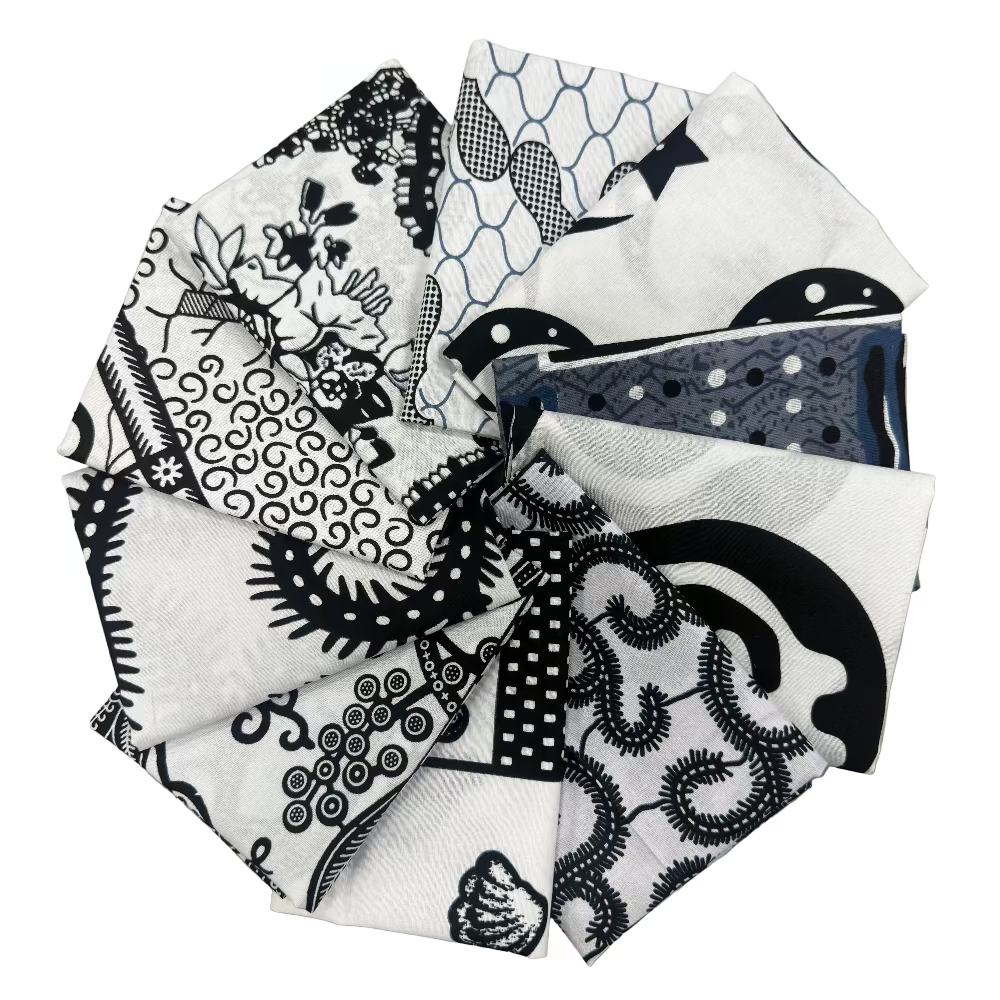 Monochrome Elegance: Black & White Fat Quarter Bundles