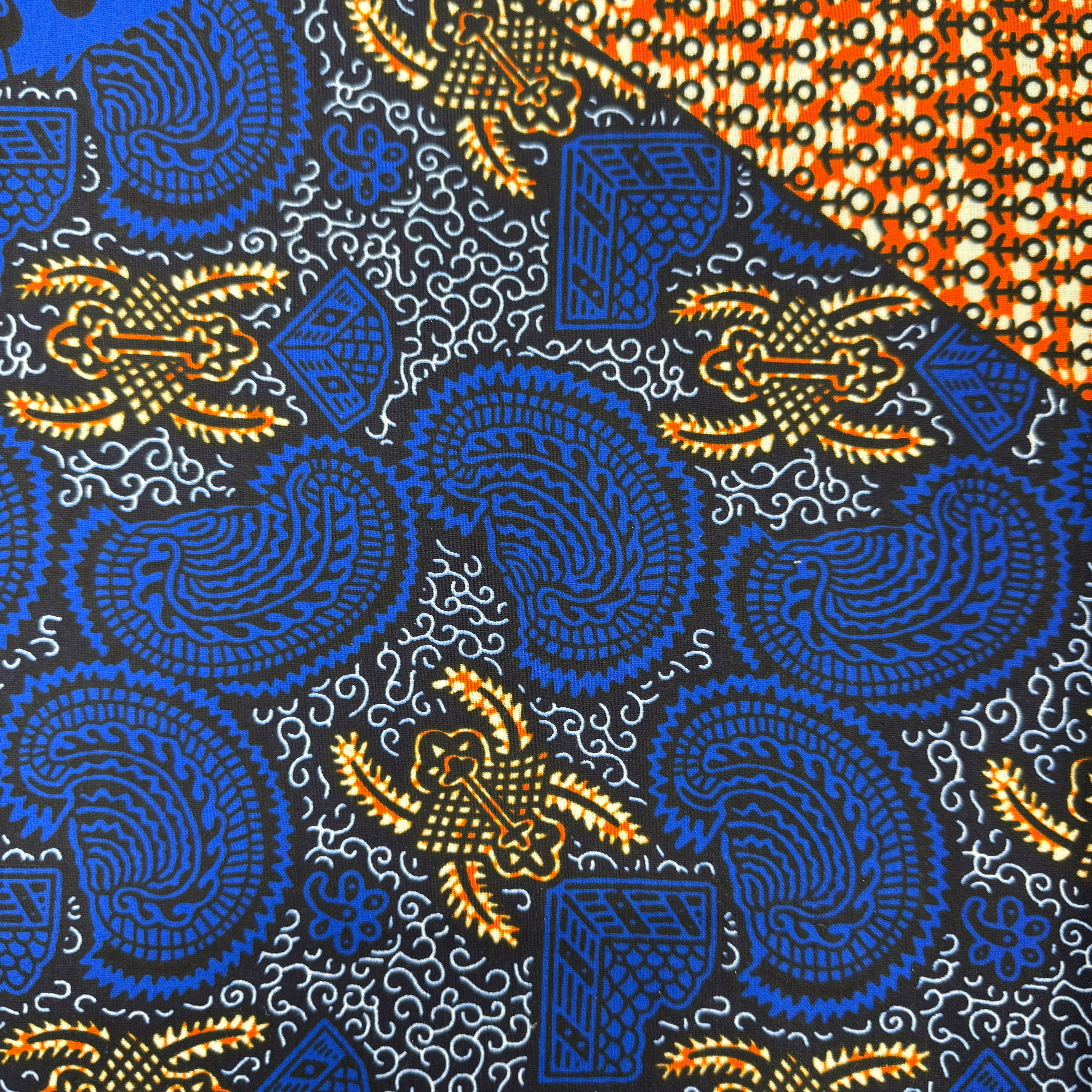Stormy Blue African Print & Cotton Fat Quarter Bundles