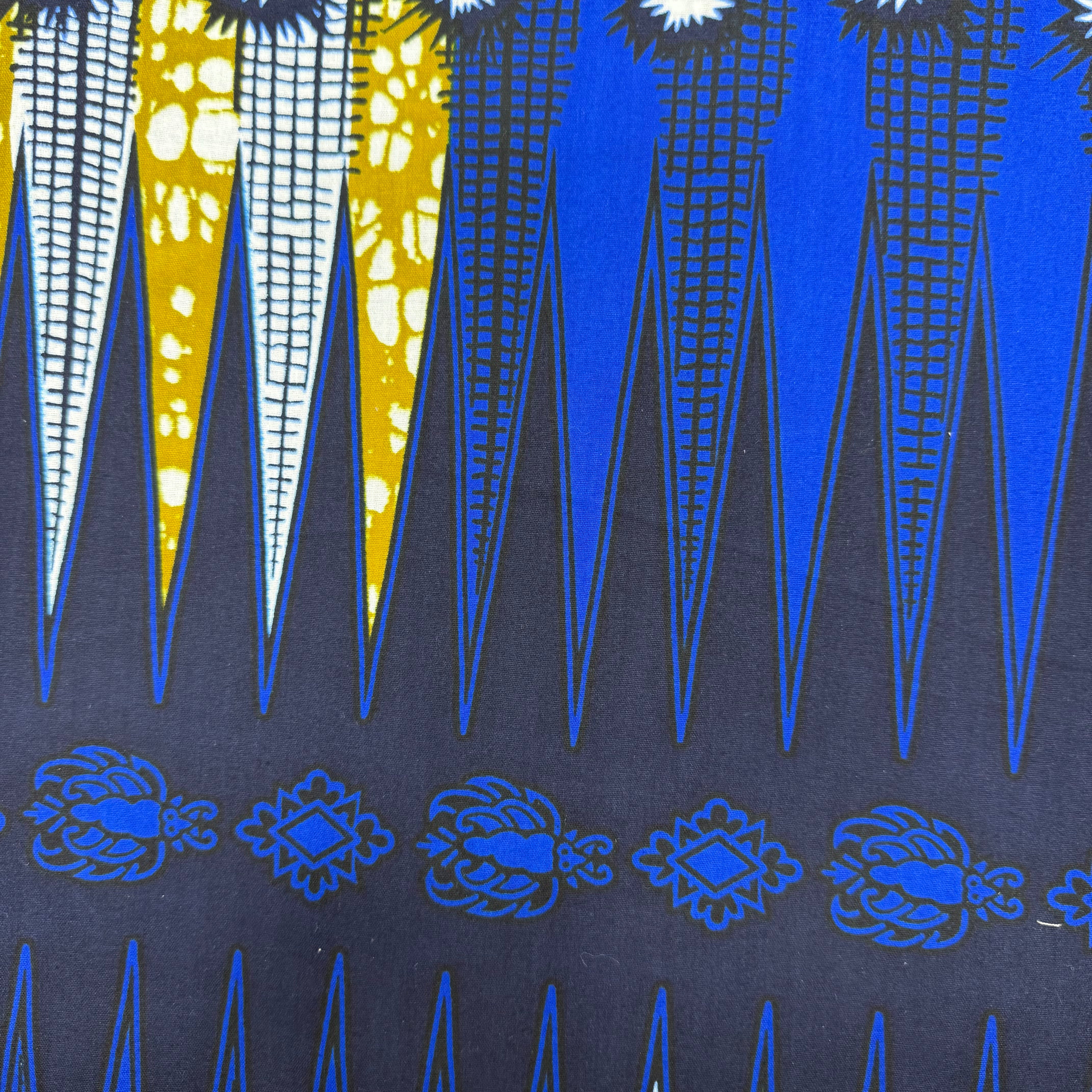 Stormy Blue African Print & Cotton Fat Quarter Bundles