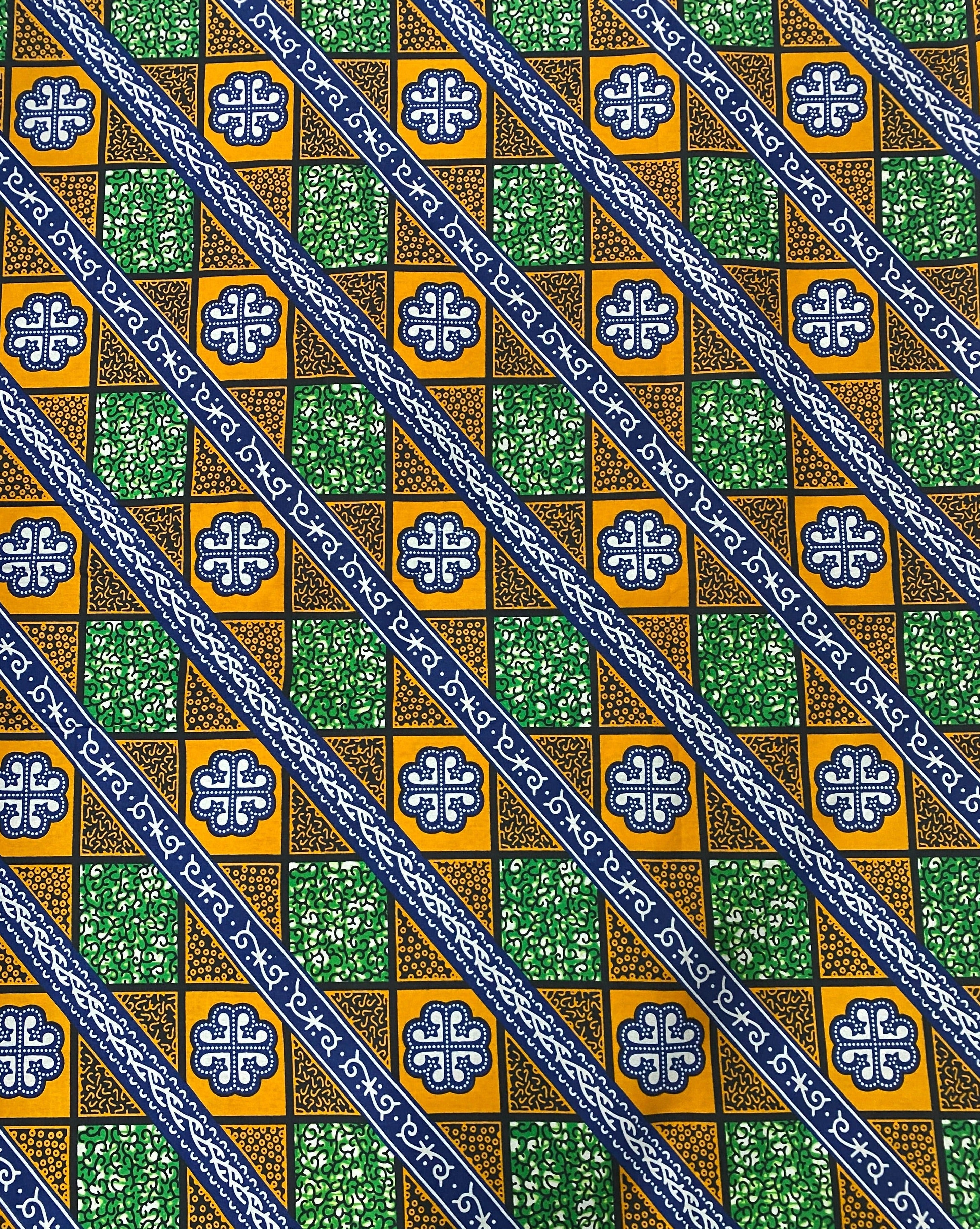Celtic Grid Majesty: Intricate 100% Cotton Fabric, 44" Wide - Timeless Elegance