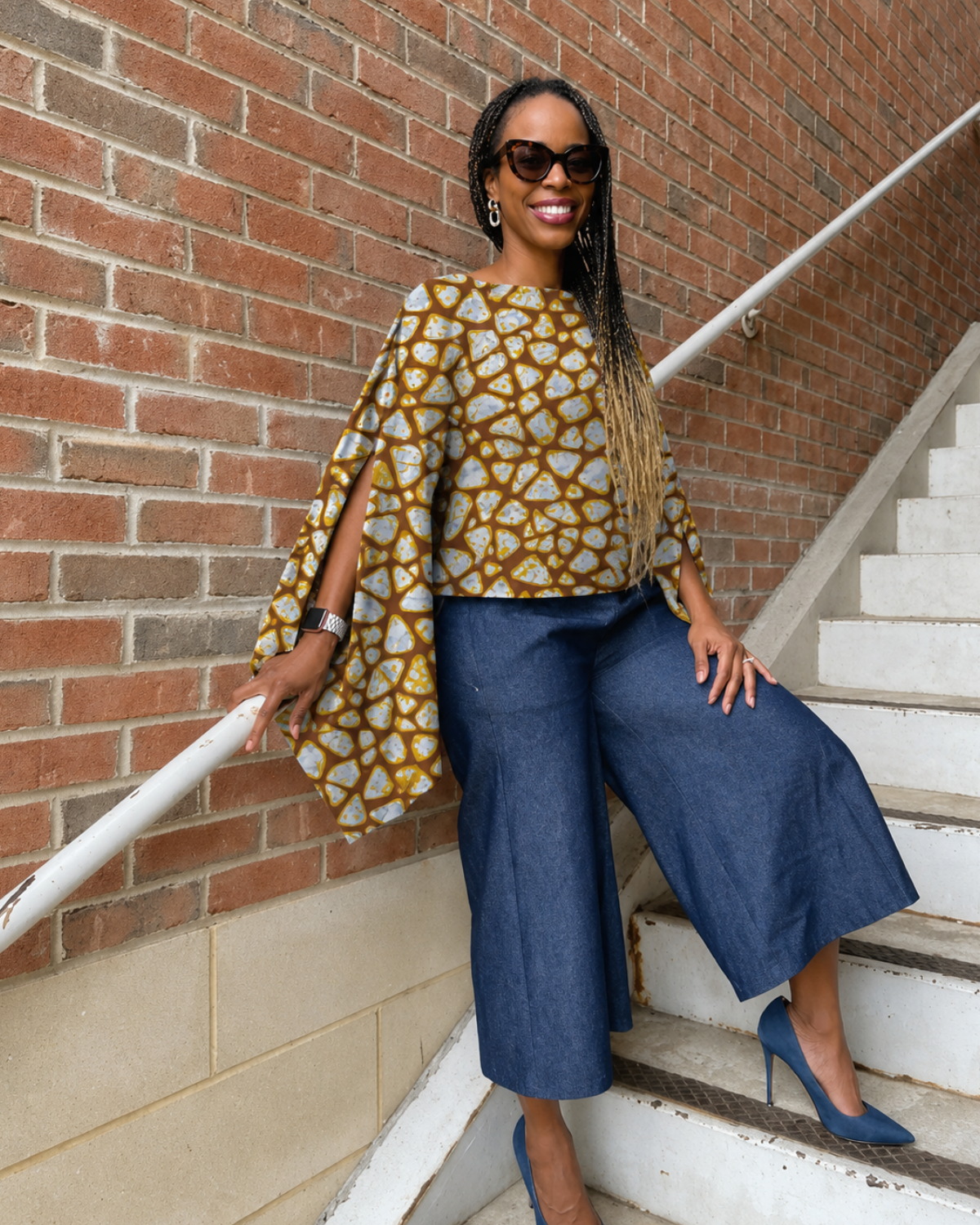 Dhahabu Mosaic African Print Fabric