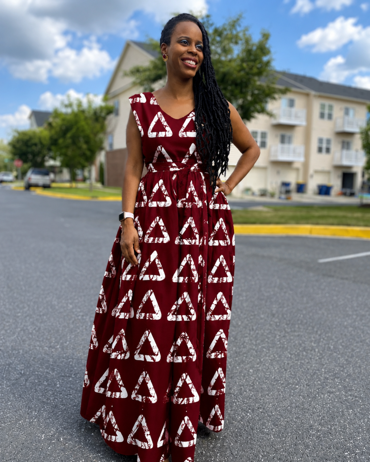 Moto Peak African Print Fabric