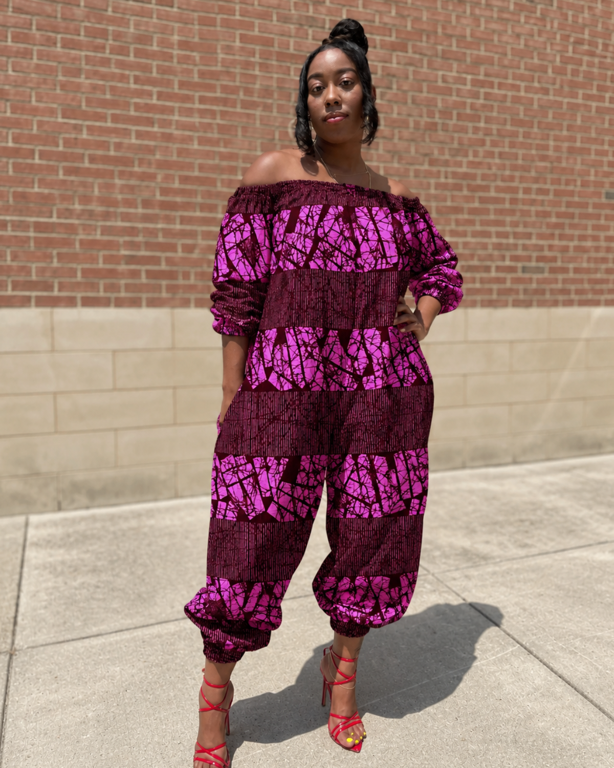 Zambarau Rhythm African Print Fabric