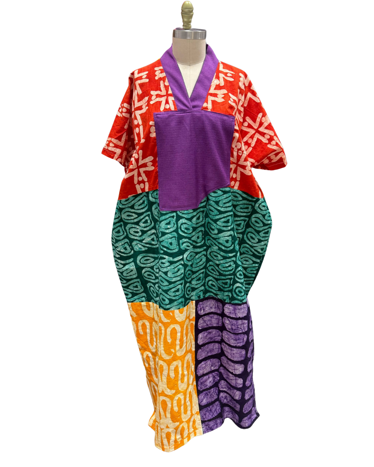 African Print Long Dress 3