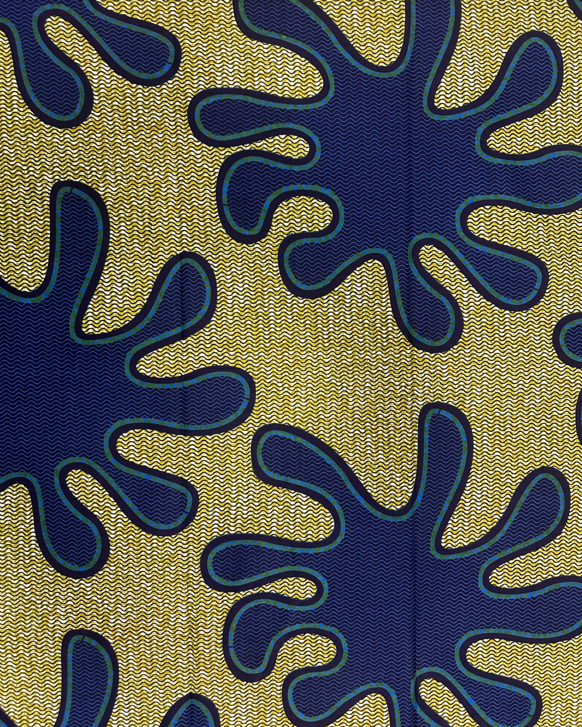 Tidal Splash African Print Fabric
