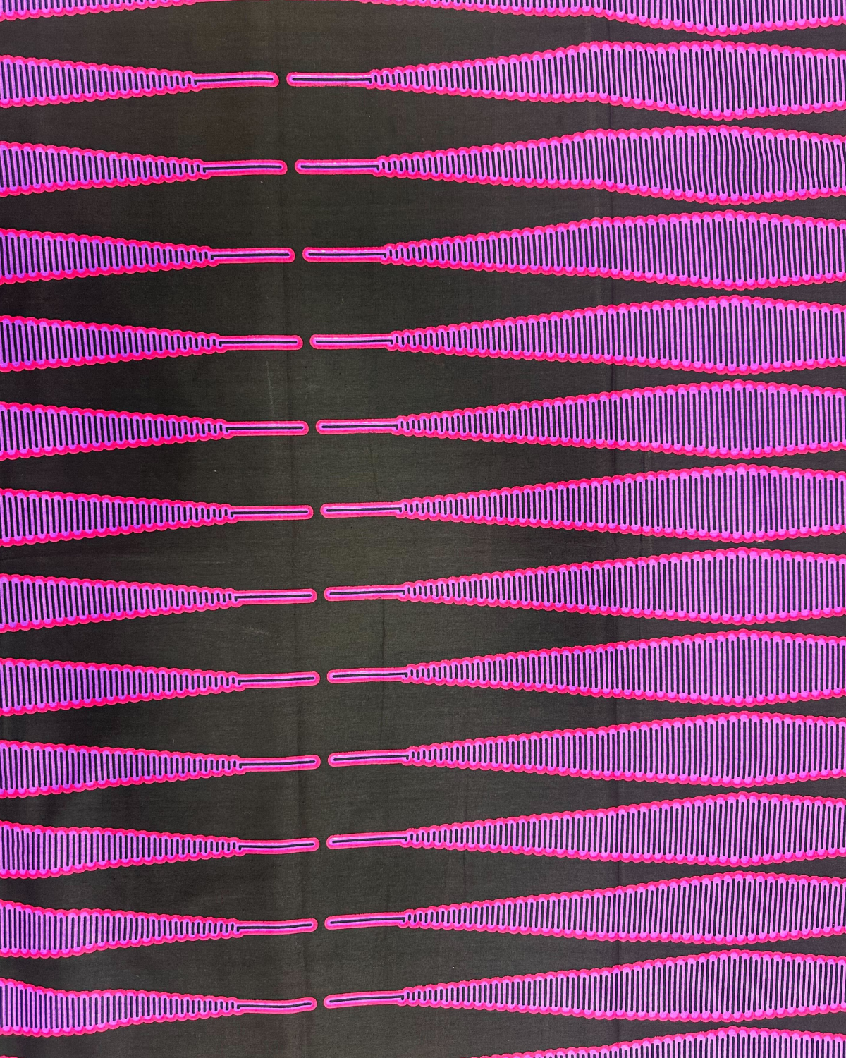 Pulse Line African Print Fabric