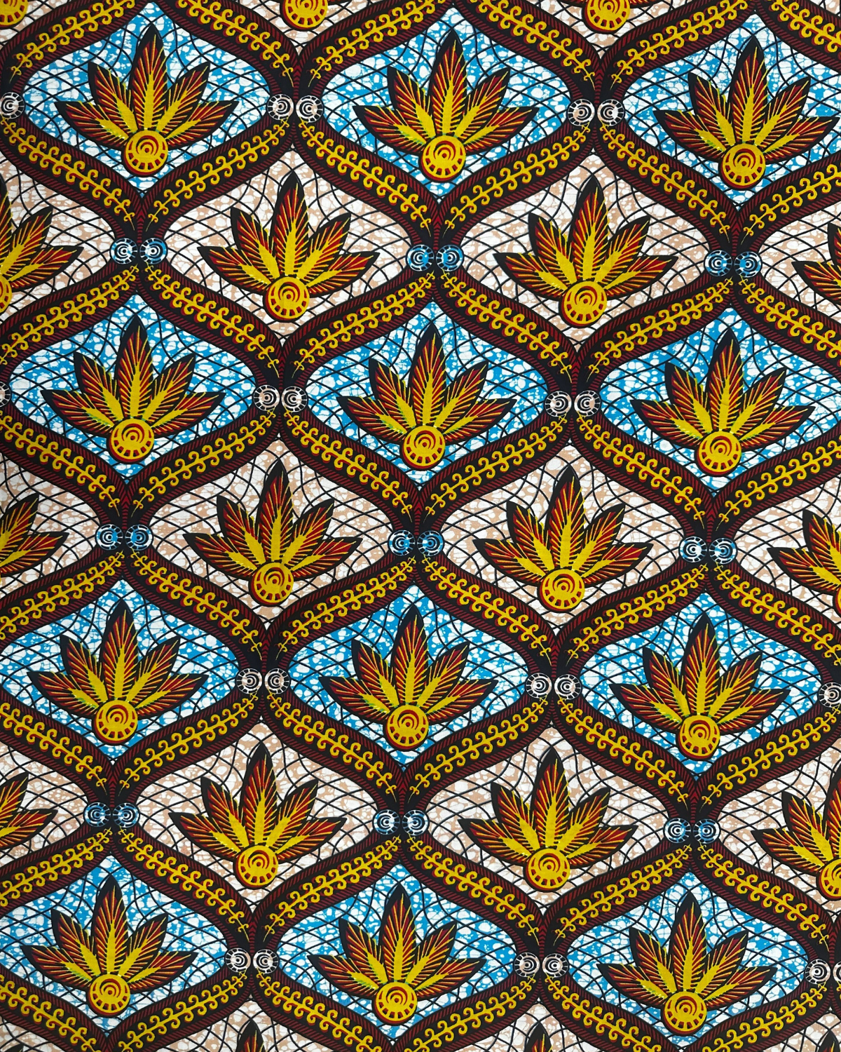 Congo Sunburst African Print Fabric