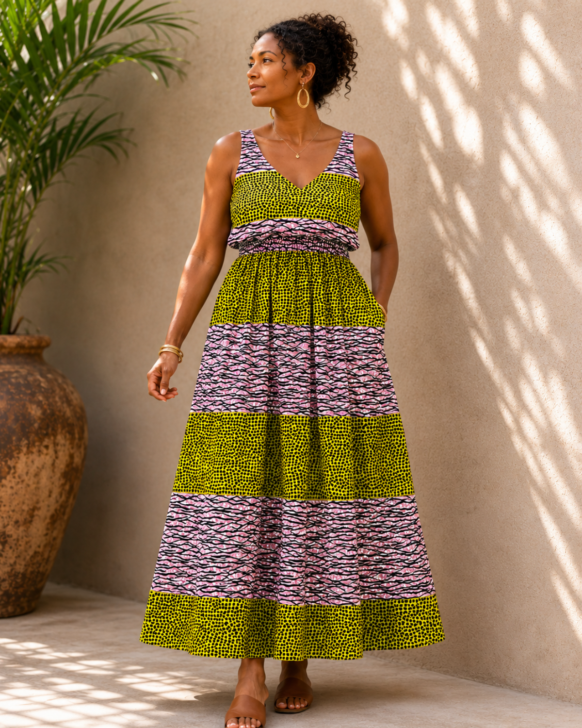 Nile Whisper African Print Fabric