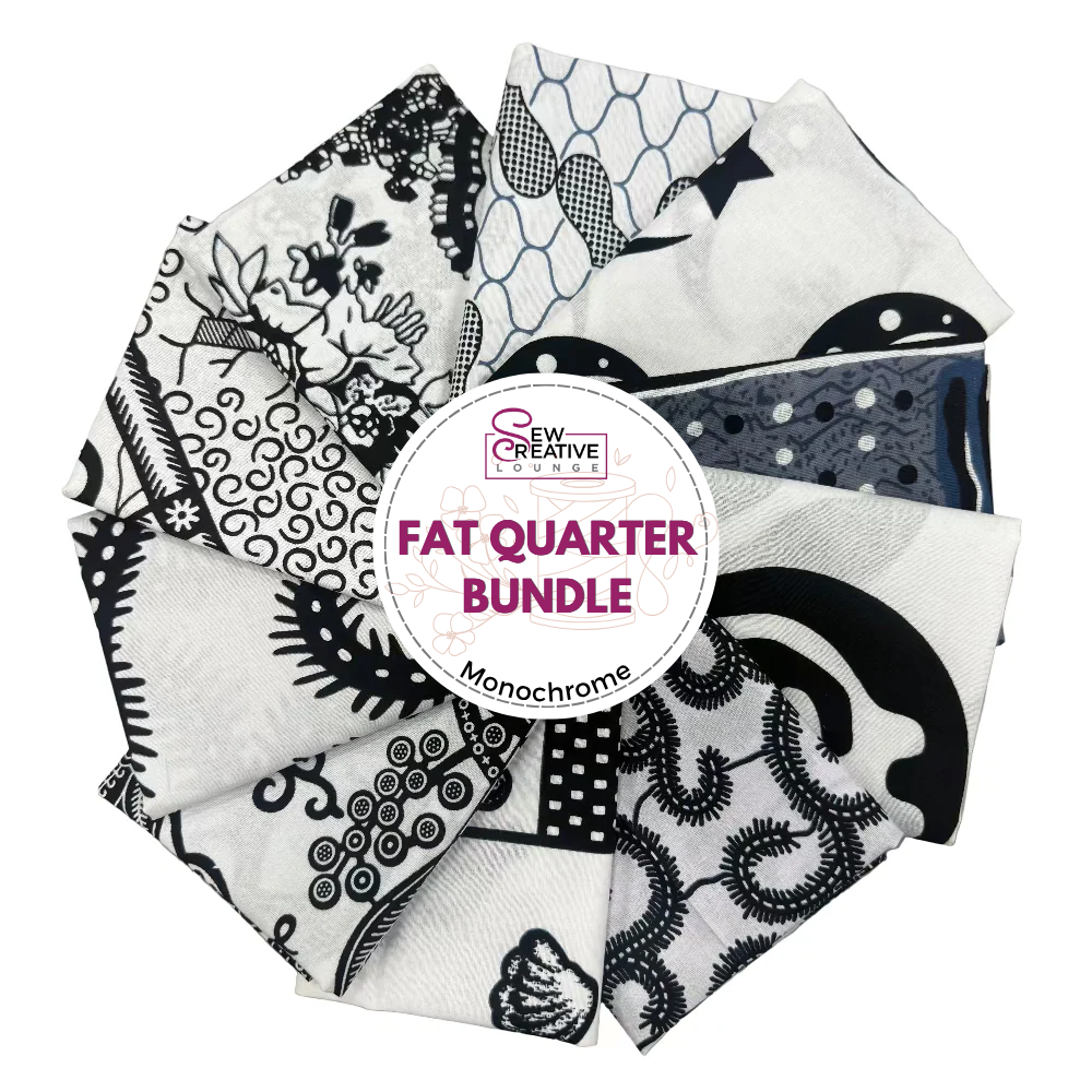 Monochrome Elegance: Black & White Fat Quarter Bundles