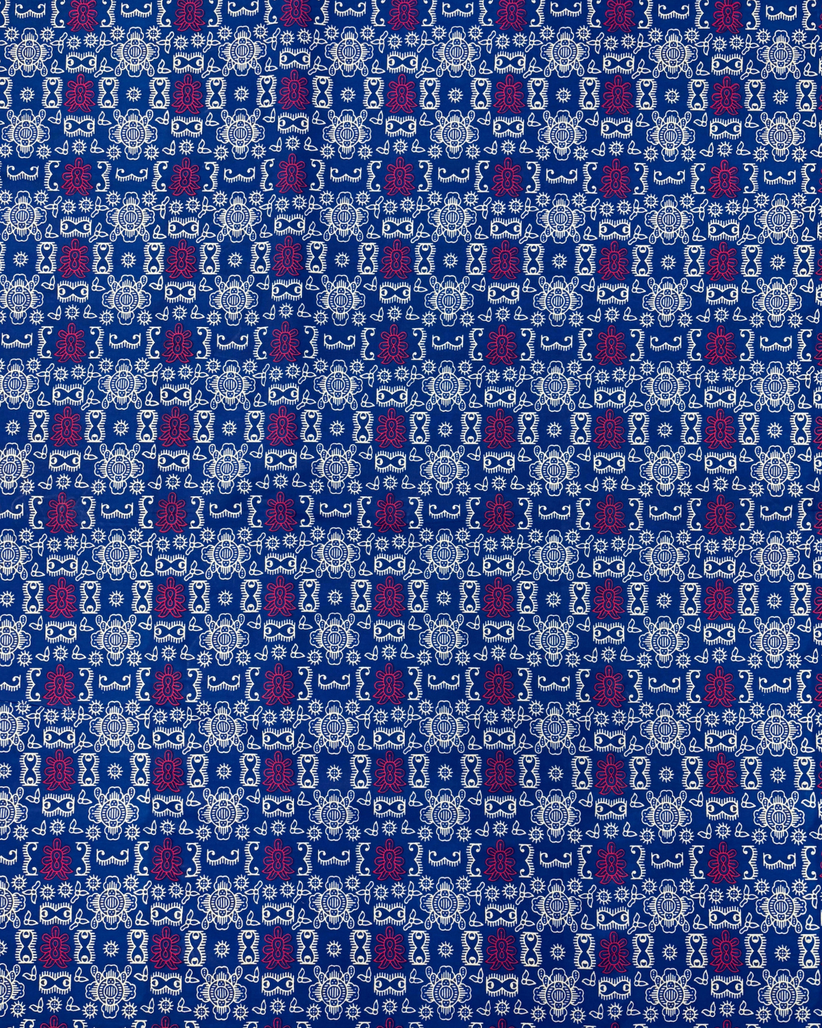 Blue Serenade African Print Fabric