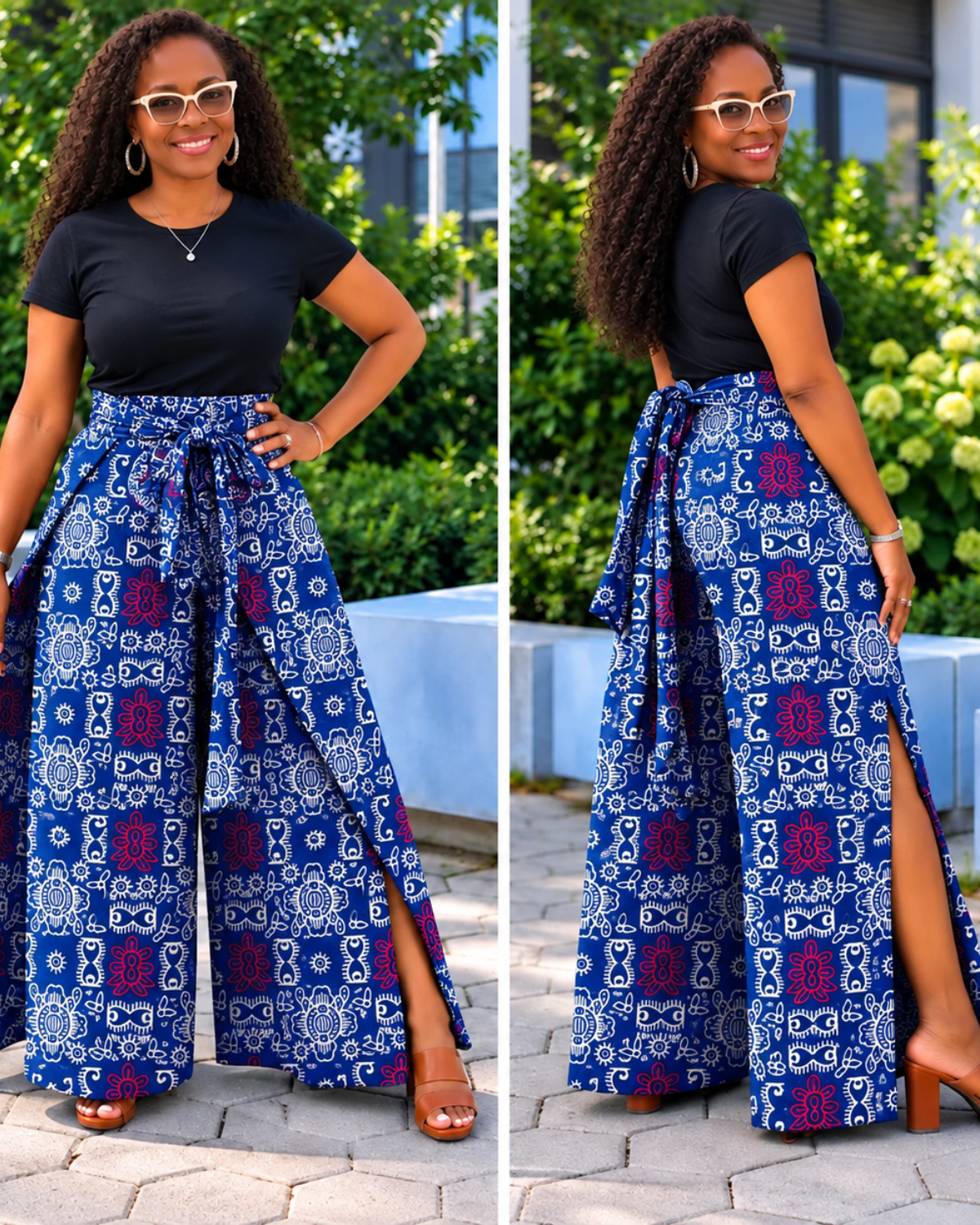 Blue Serenade African Print Fabric