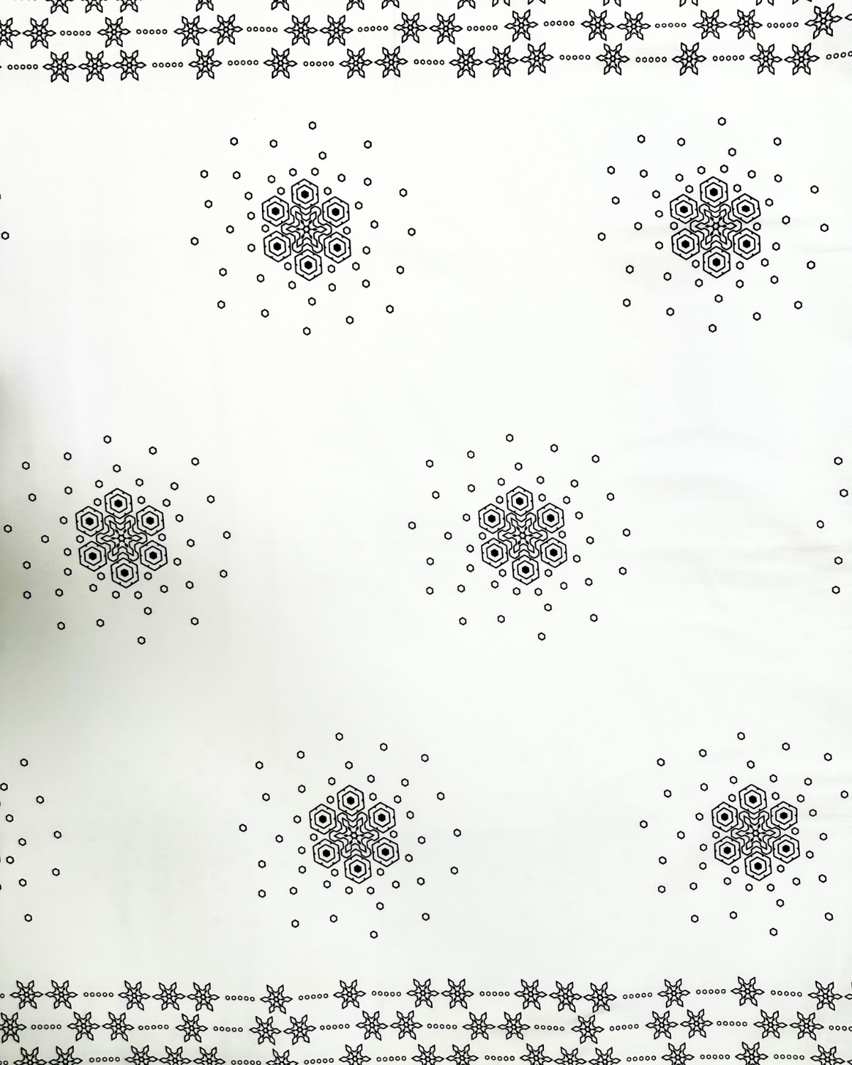 Omari Snow African Print Fabric