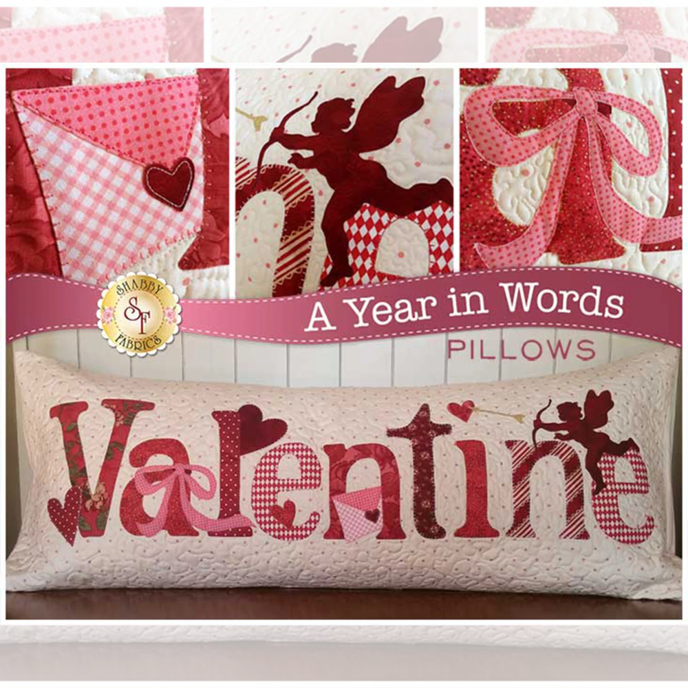A Year In Words - Valentine Pillow - February