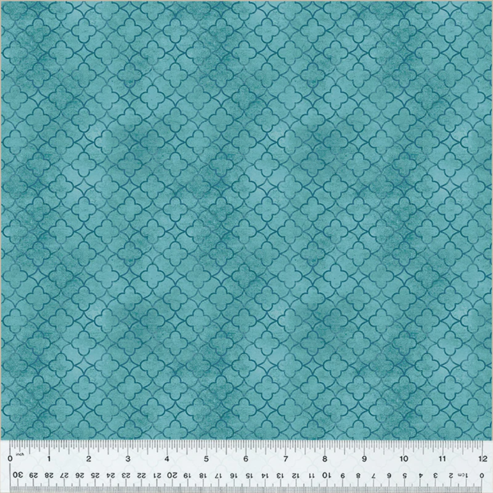 Quatrefoil - Teal