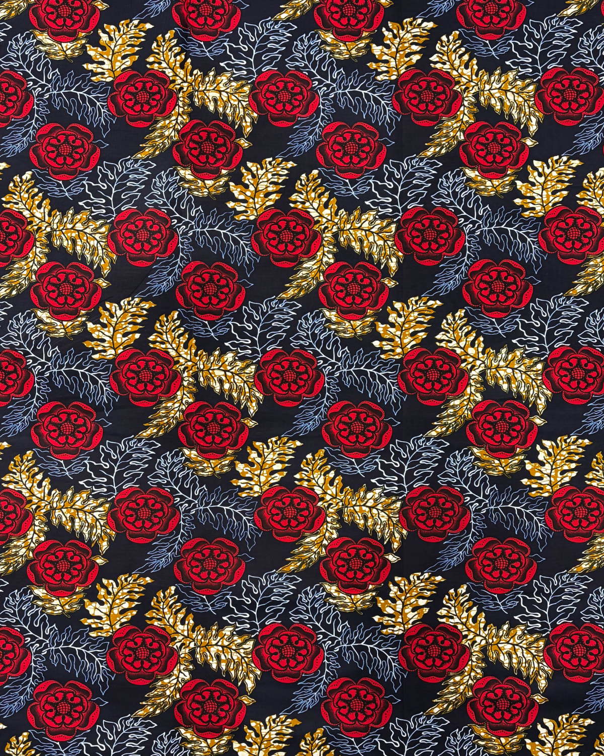 Royal Rouge African Print Fabric