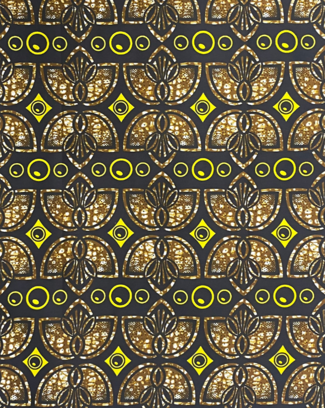 Earth's Eye: Exquisite 100% Cotton African Fabric