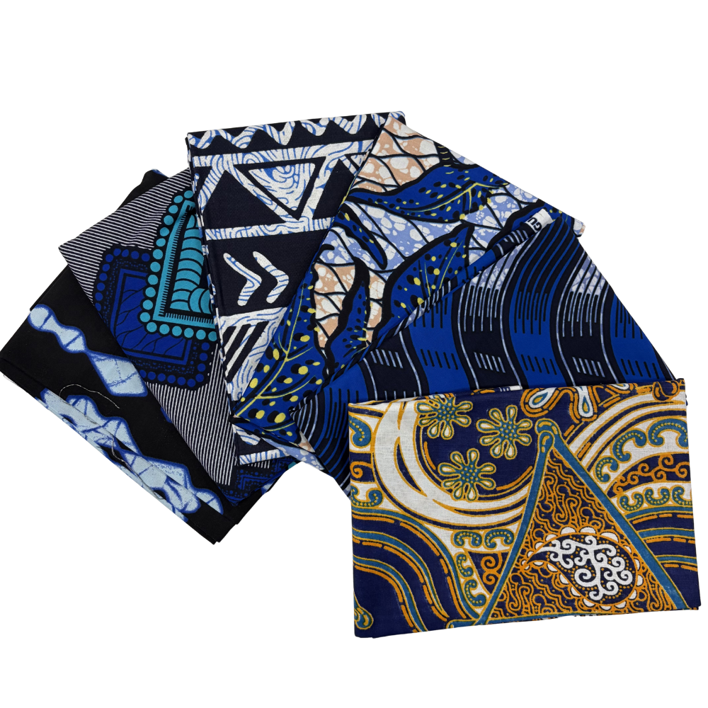 1 Yard African Print Stash Builder Bundle