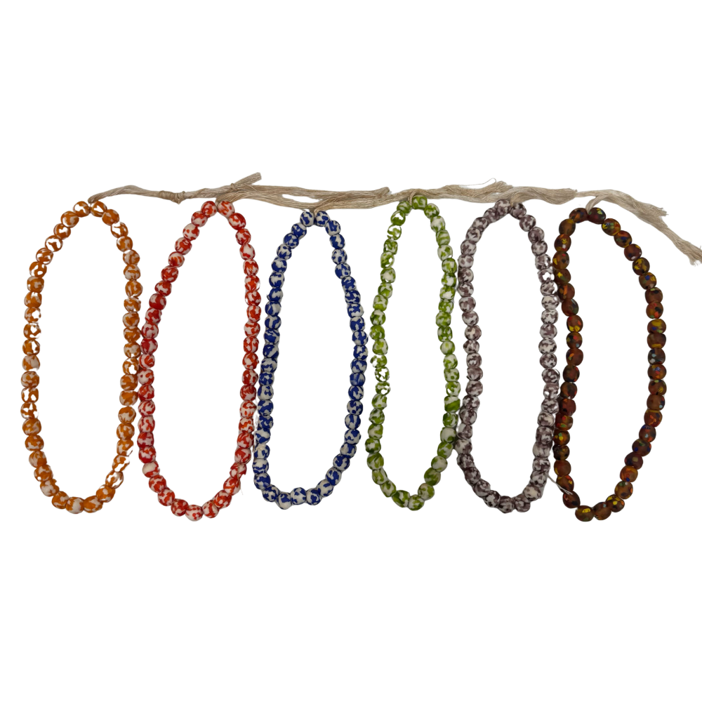 Transparent Glass Beads (Multicolor)