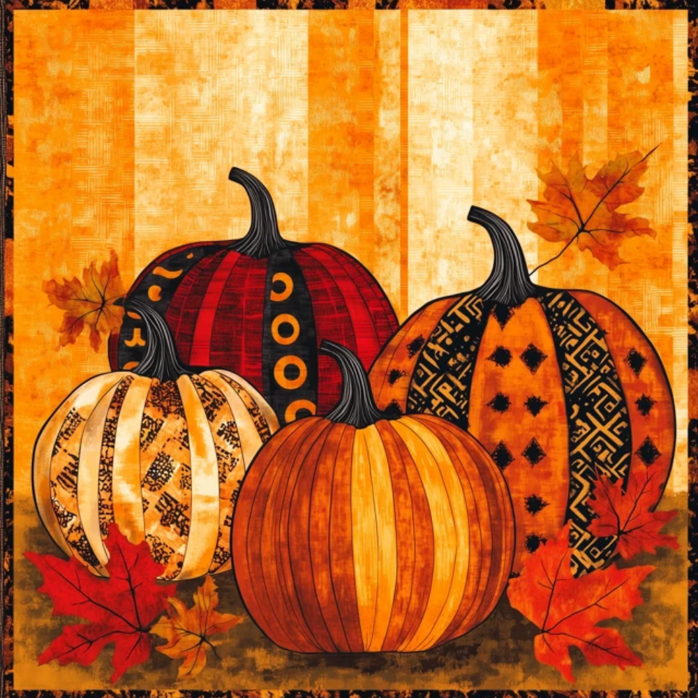 Golden Pumpkin Panel
