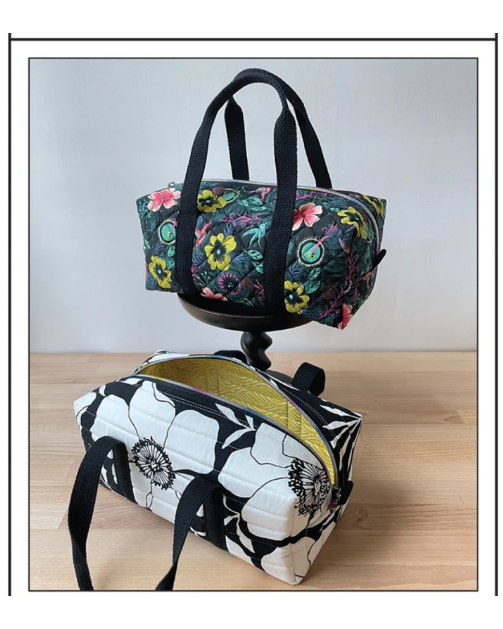 Simple Mini Duffle Bag Pattern - Fat Quarter Friendly